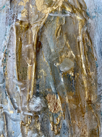 Crystal Gold Abstract Painting (2023)