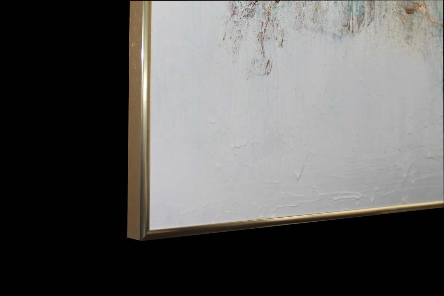 Gold Glitter Abstract Painting (2019)