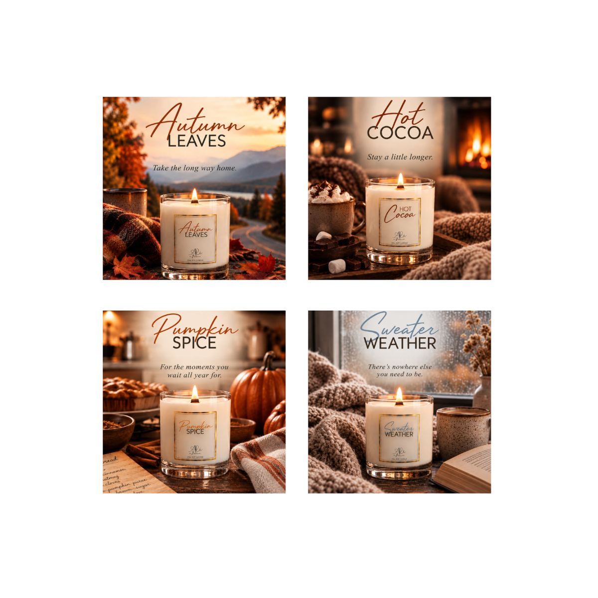 The Fall Collection | 4 Candle Bundle