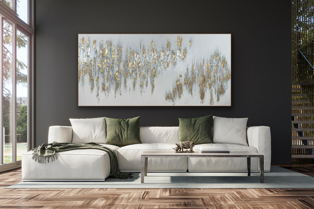 Crystal Gold is a one of a kind painting created by Sheri Lux