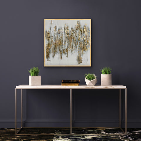 Crystal Intuition Abstract Painting by Sheri Lux