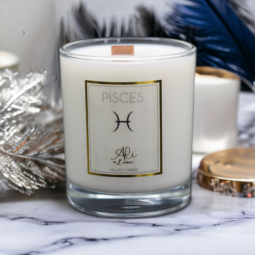 Pisces Candle