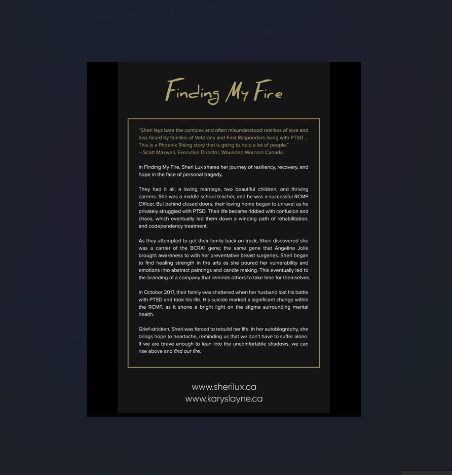 Memoir & 10 oz Signature Candle
