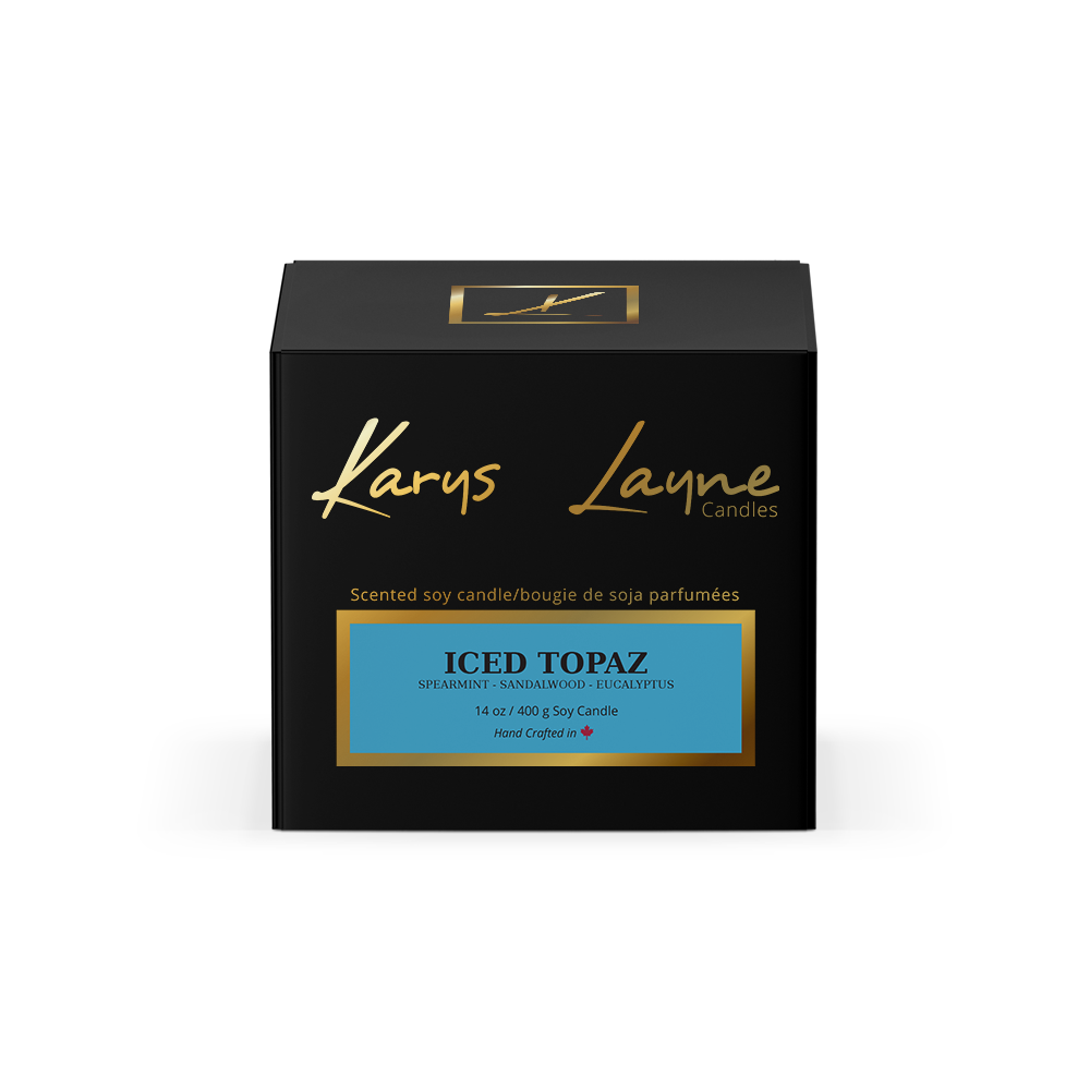 Iced Topaz Woodwick Karys Layne Candle