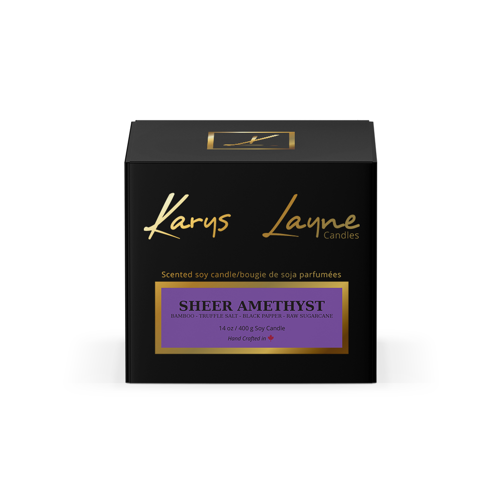 14 oz Sheer Amethyst is a soothing scent that will add tranquility to your space.