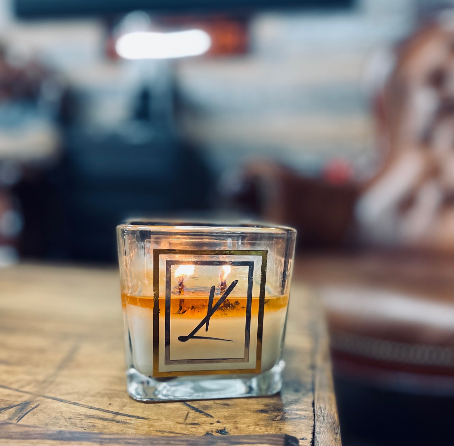 A bold, smoky blend of tobacco, cedarwood, and cognac. Hand-poured Canadian soy candle with a crackling wooden wick.