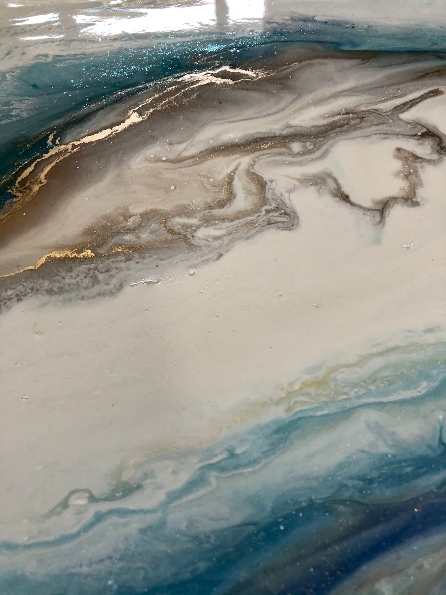 Caribbean Crystal Abstract Painting (2021)