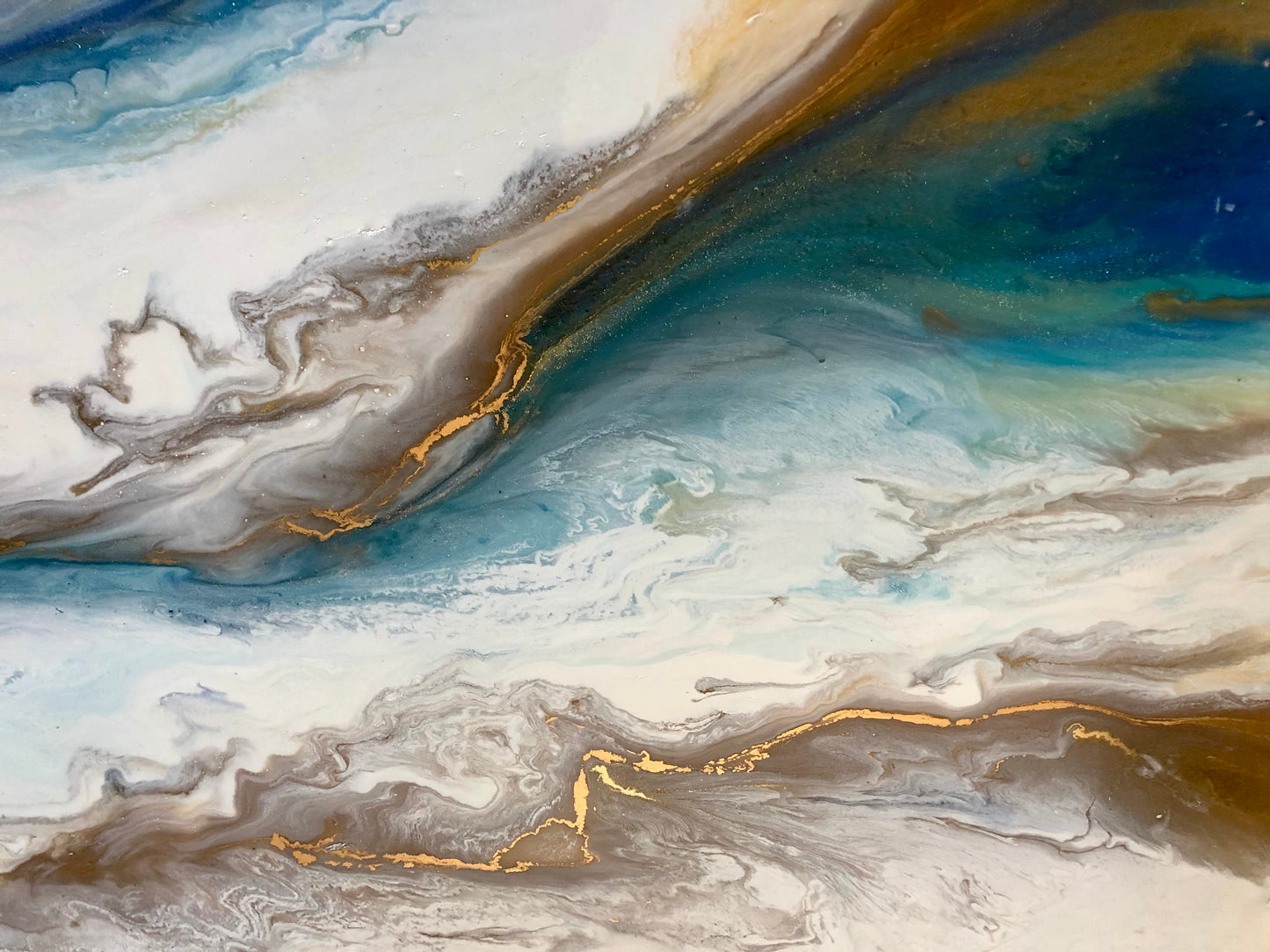Caribbean Crystal Abstract Painting (2021)