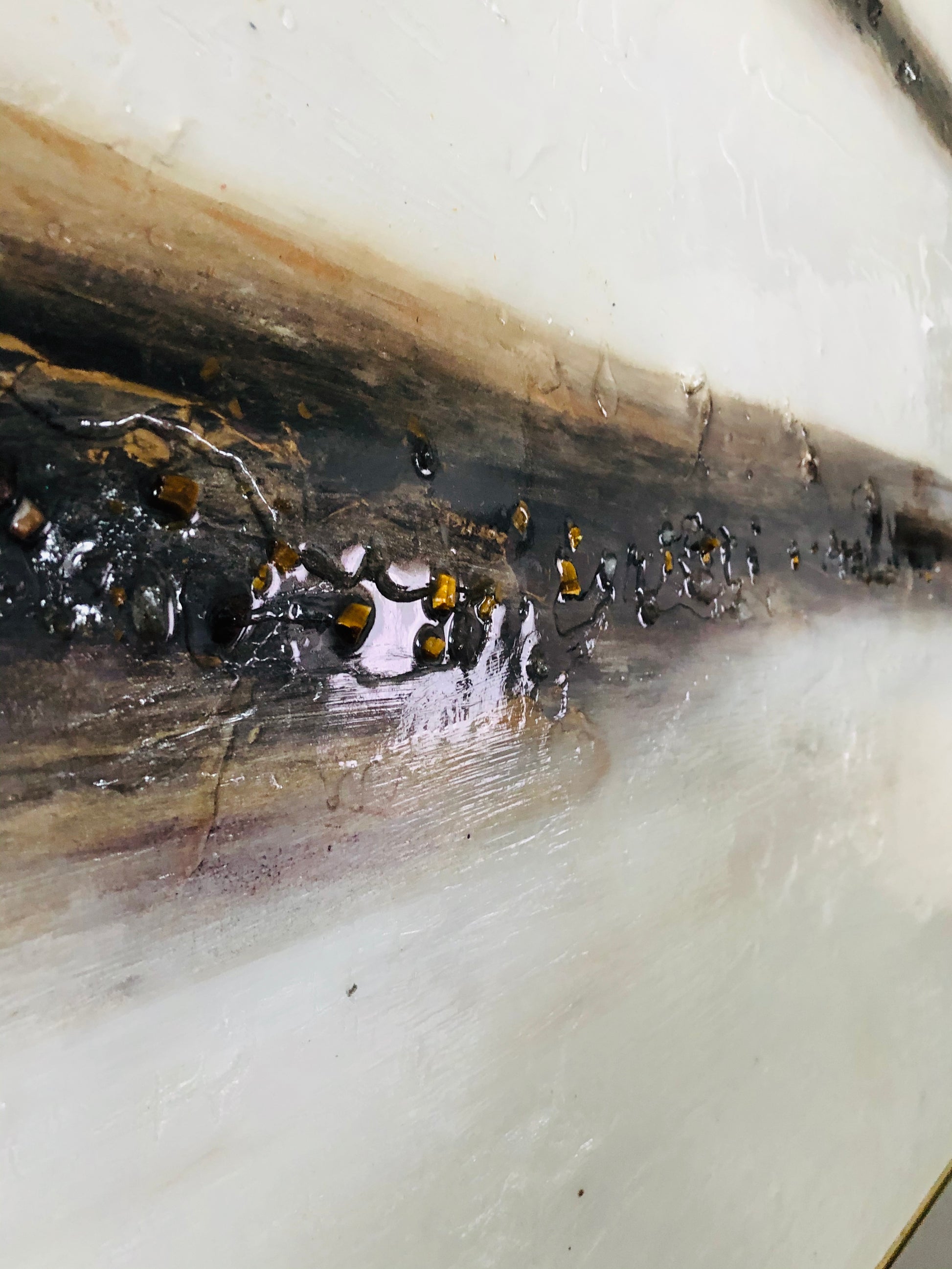 Luxurious abstract art created by Sheri Lerat