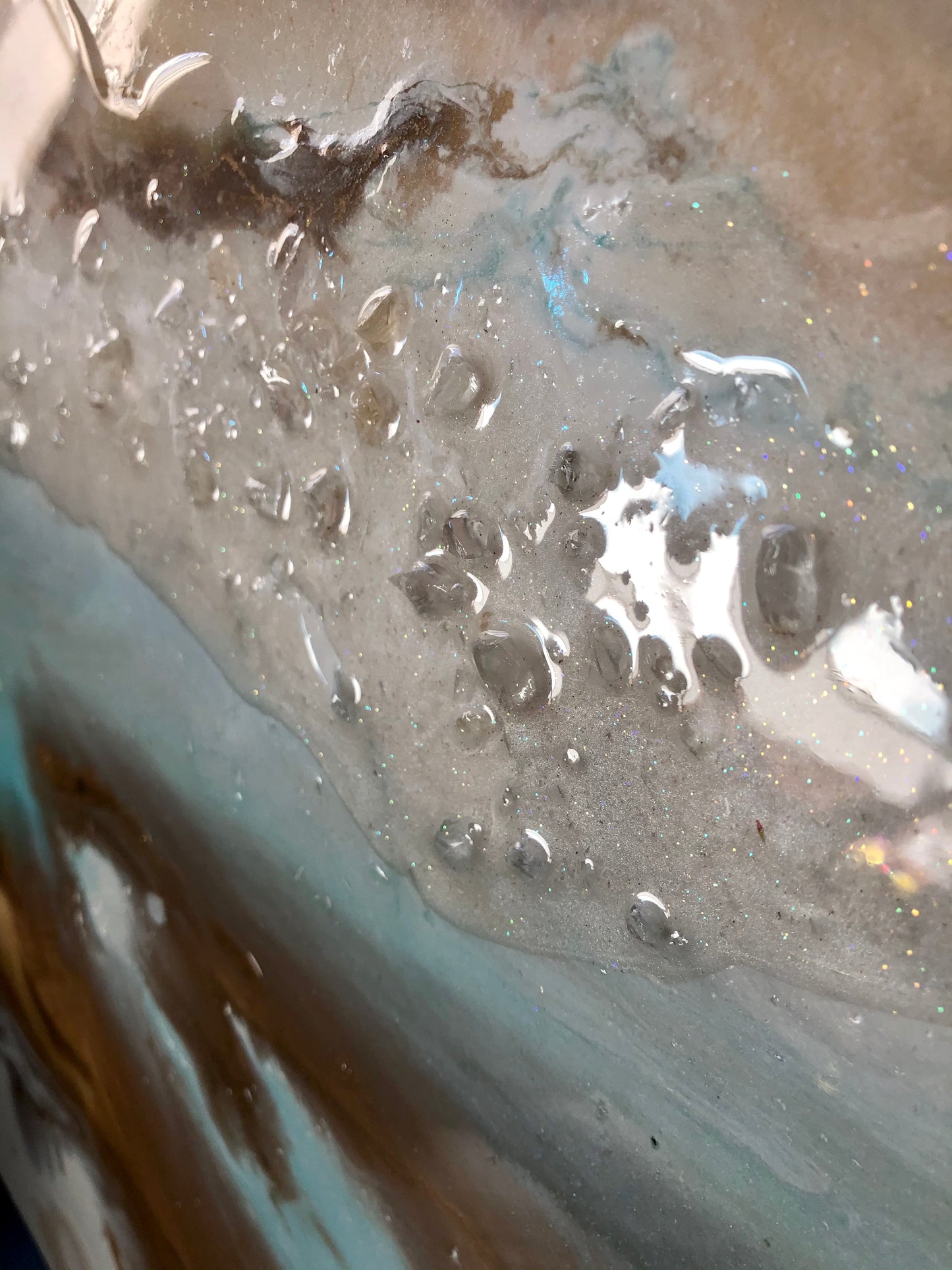 Crystal Aura Abstract Painting (2021)