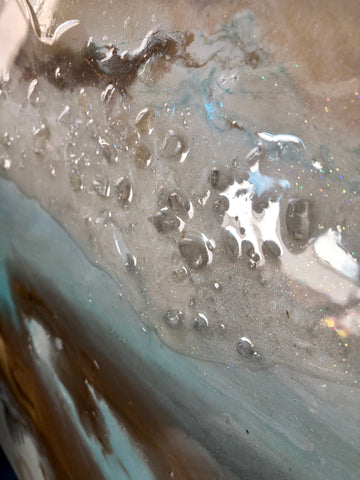 Crystal Aura Abstract Painting (2021)