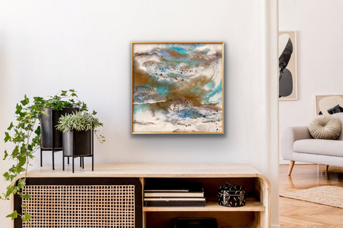 Crystal Dream Abstract Painting (2021)