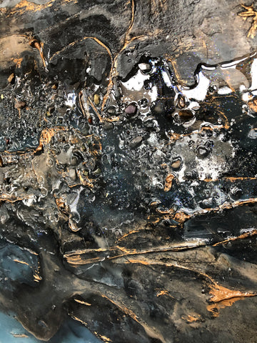 Crystal Flow Abstract Painting (2020)