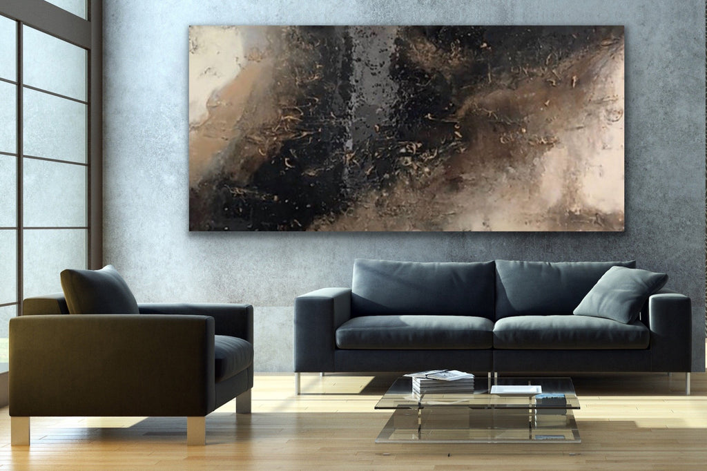 Crystal Obsidian Abstract Art by Sheri Lerat
