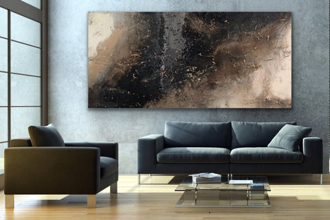 Crystal Obsidian Abstract Art by Sheri Lerat