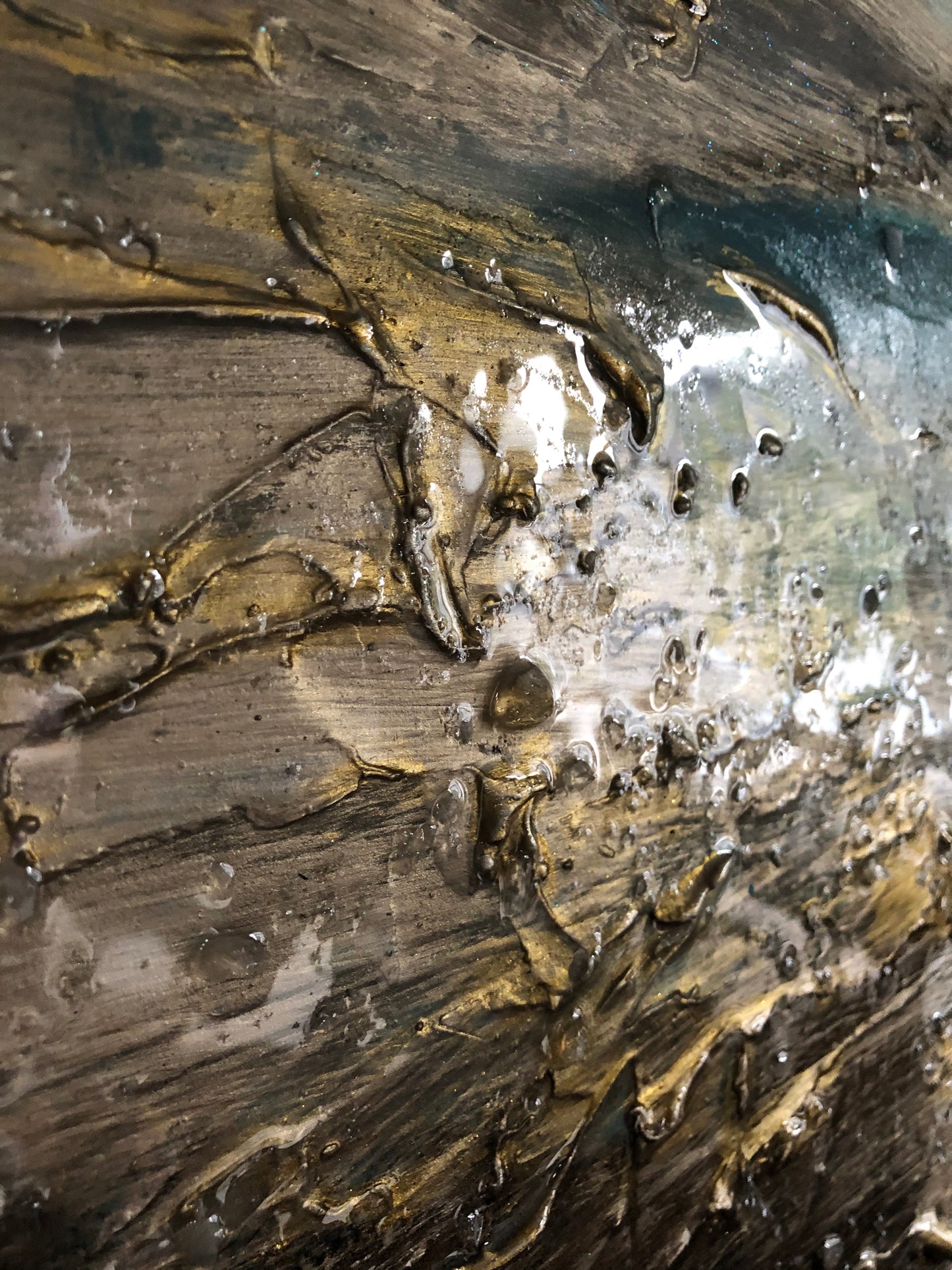 Crystal Storm Abstract Artwork (2020)