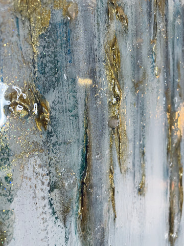 Luminous Crystal Abstract Painting (2021)