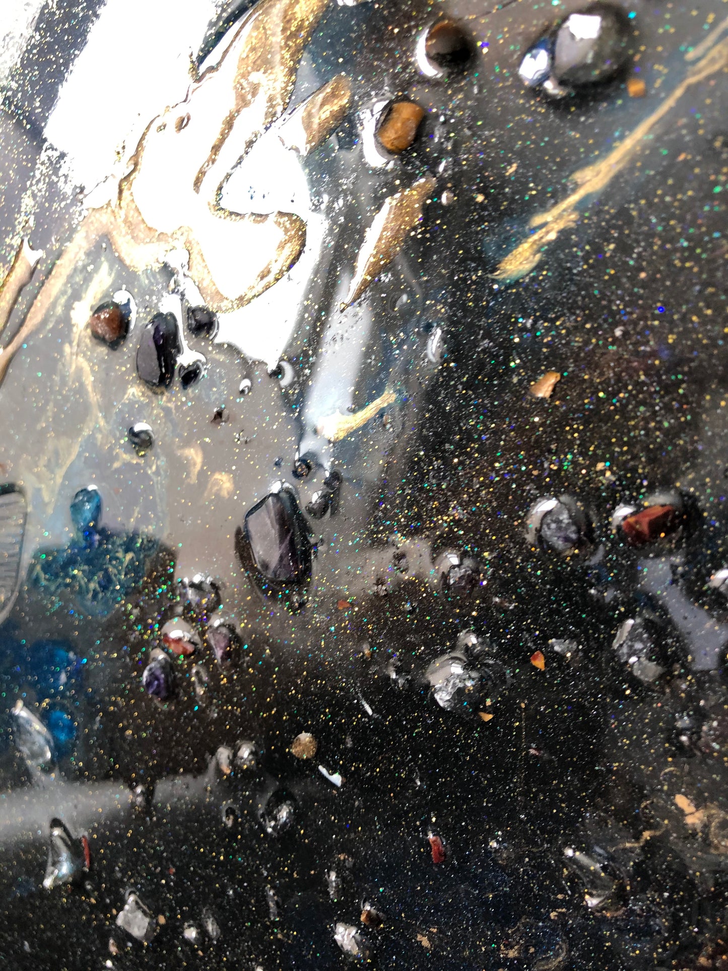 Mystical Crystal Abstract Painting (2021)