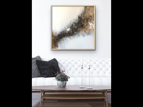 Crystal Mahogany Abstract Art by Sheri Lerat Karys Layne Candles